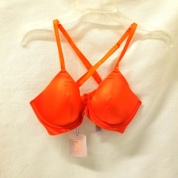 Savage X Fenty Other - New W/Tag Savage X Fenty Satin/Polyester Underwire Lined Crisscross/ Racer Bra